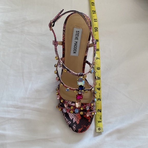 Steve Madden Majestic Bright Multicolored Heels - Picture 2 of 4